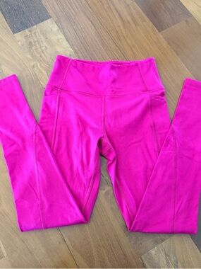 Victoria's Secret Hot Pink Athletic Leggings with Pockets